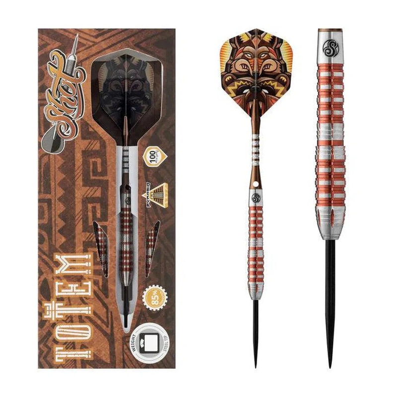 Shot Totem III 85% Tungsten Steel Tip Darts 23 GRAM