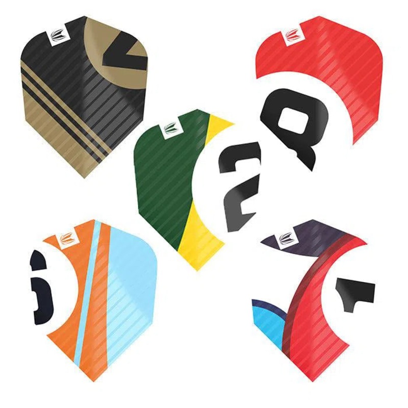 Target Darts Chicane Pro.Ultra TEN-X Flights x3 Sets Pack Red