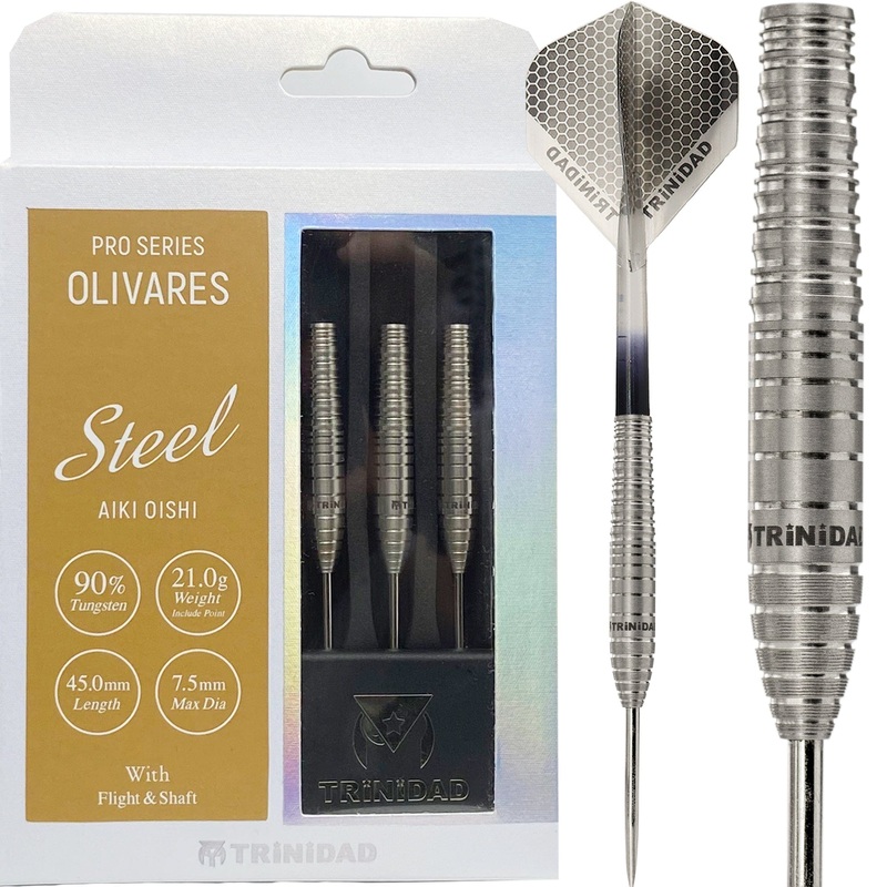 Trinidad Pro Darts – Steel Tip – 90% Tungsten – Olivares – 21g