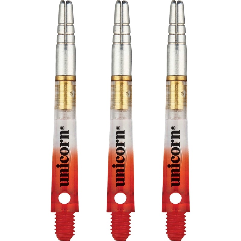 Unicorn Gripper 360 Two Tone Dart Shafts – Gradient Red Medium