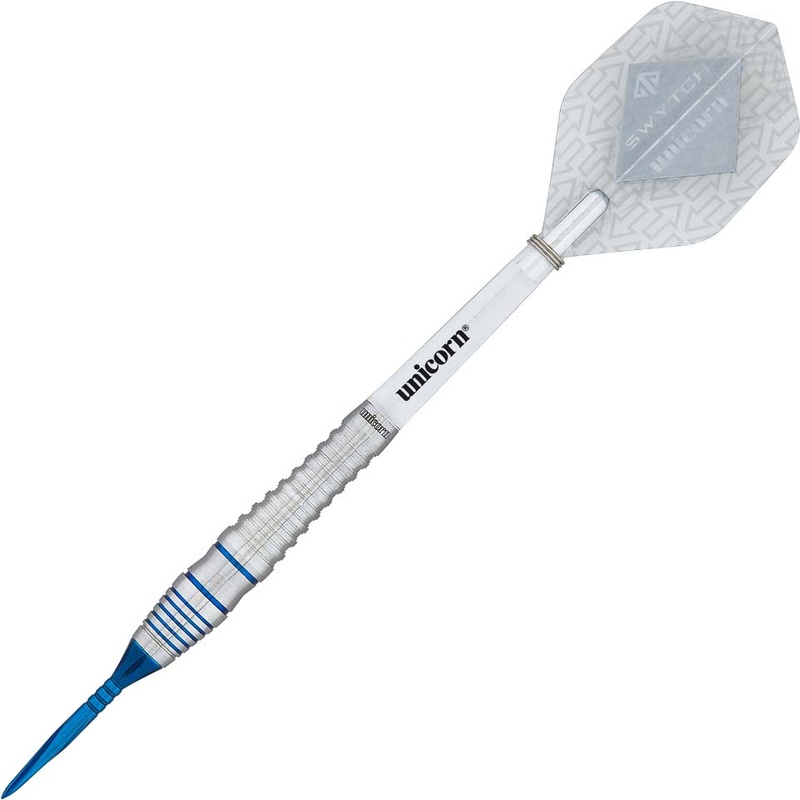 Unicorn Swytch Steel Tip Darts – 22gm Blue