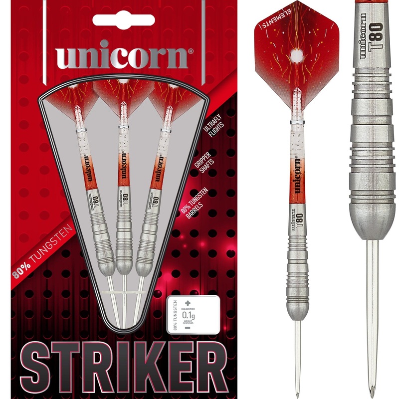 Unicorn T80 Darts – Core XL – Steel Tip – S4 – Striker 23g
