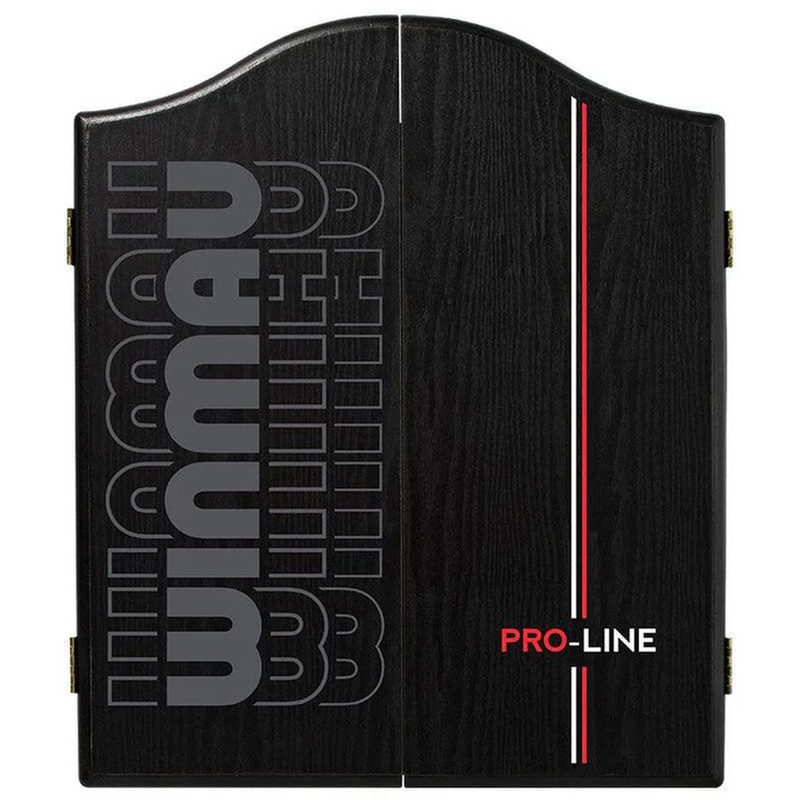 Winmau Pro-Line Dartboard Cabinet – Black Finish Black