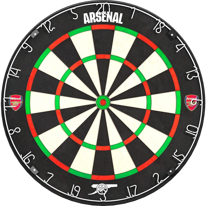 Arsenal FC Dartboard – Professional Level – Official Licensed – The Gunners – Crest