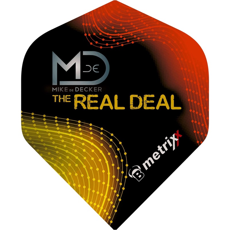 *BULL’S Metrixx Dart Flights – 150 Micron – A-Std – Mike De Decker