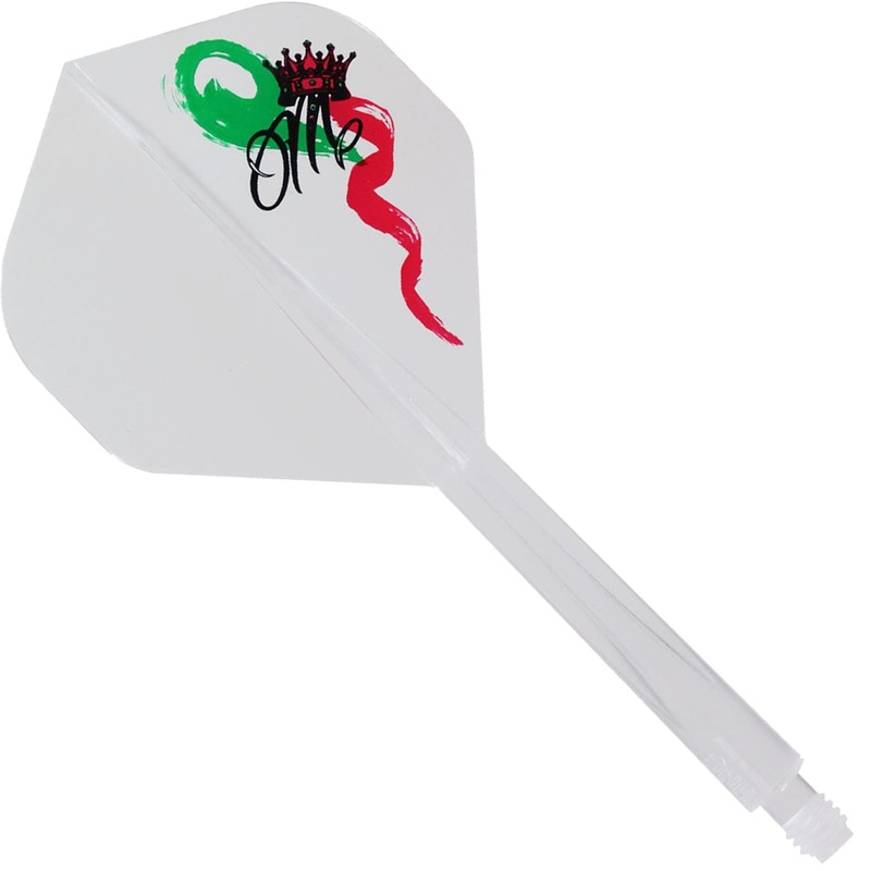 *Condor AXE Dart Flights – Standard – Red Crown – Clear Short