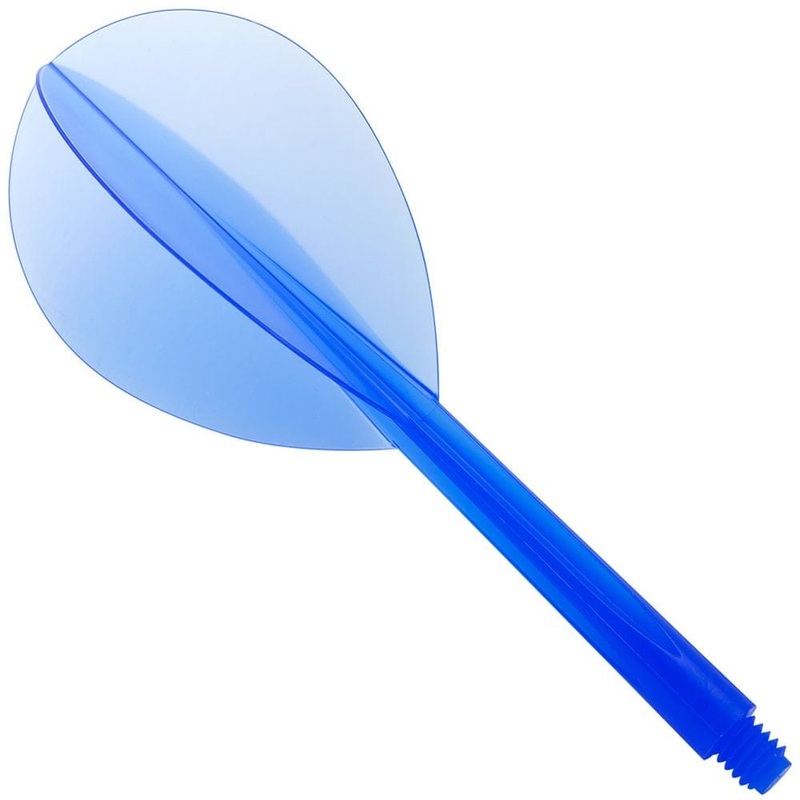 *Condor Dart Flights – Zero Stress – Teardrop – Clear Blue Long