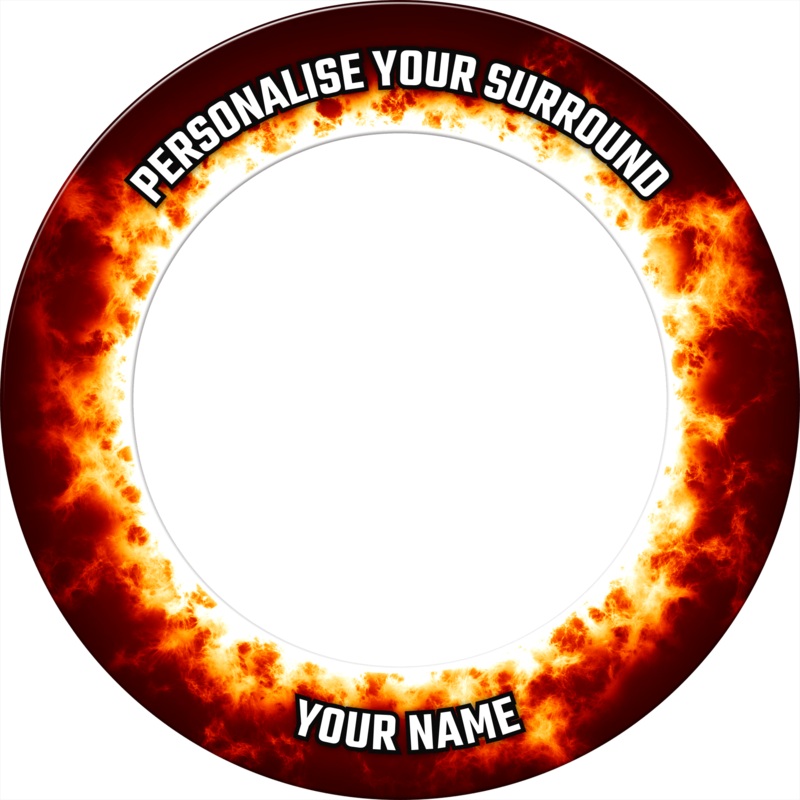 Designa Dartboard Surround – Design Collection – Heavy Duty – Fire Default Title