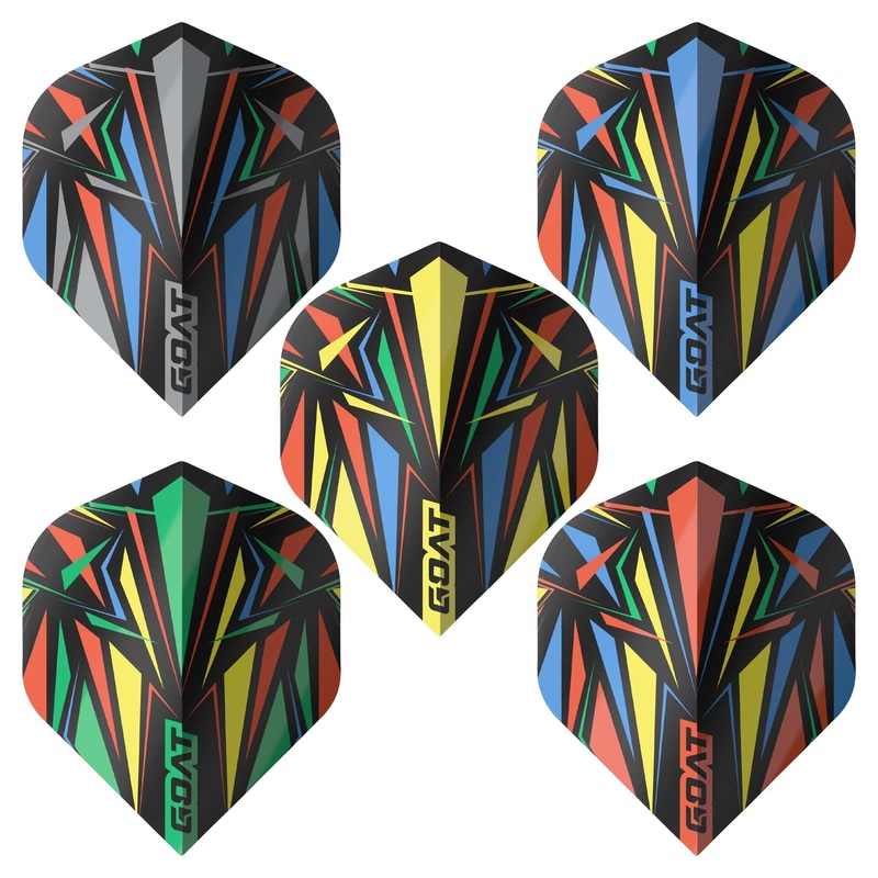 Goat Athlete Dart Flights – 100 Micron – Standard No2 Yellow