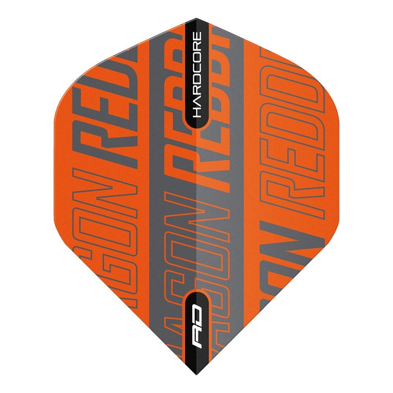 Hardcore XT  Dart Flights Orange No2 Standard