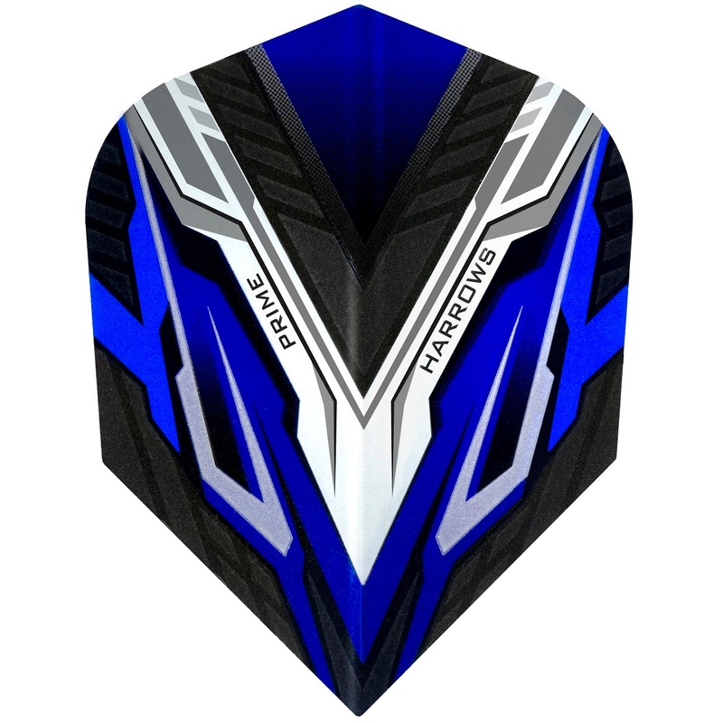 Harrows Prime Vespa Blue / Black Darts Flights