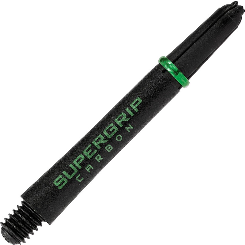 Harrows Supergrip Carbon Fiber Dart Shafts – Midi Green