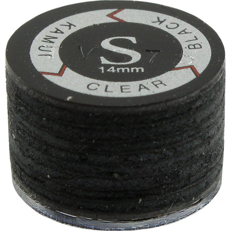 Kamui Black & Clear Billiard Cue Tip – Soft 14mm