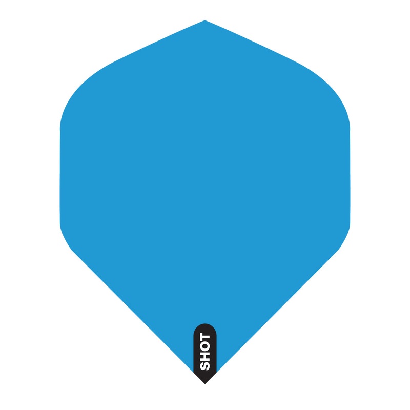 Shot Dart Flight Set Standard Blue Standard 100 Micron Polymer