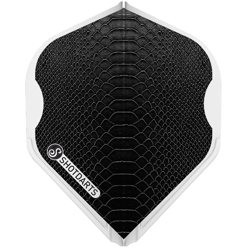 Shot L-Style EZ Americana Americana Gator Dart Flights – L1 / Standard Black