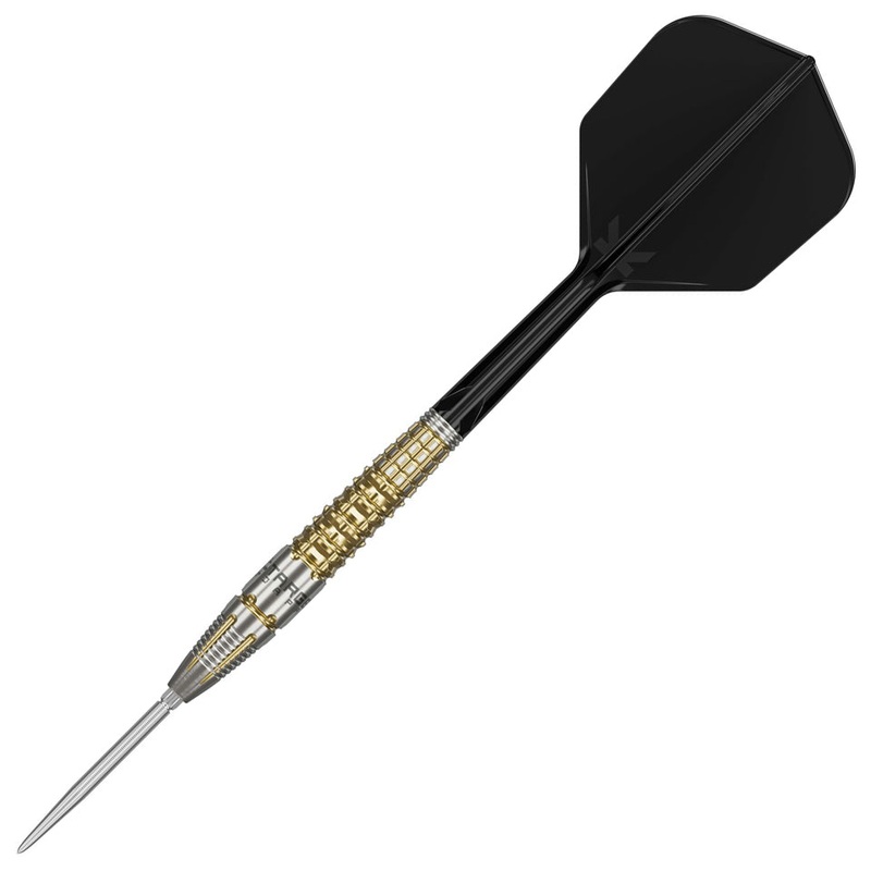 Target Black Marque Warrior Swiss Point Steel Tip Darts – 25gm
