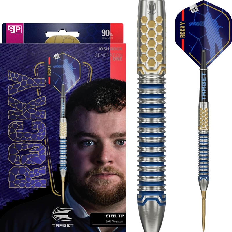 Target – Josh Rock G1 Darts – Swiss Point – Steel Tip – 90% Tungsten – 22g 23g 24g 25g 22 grams