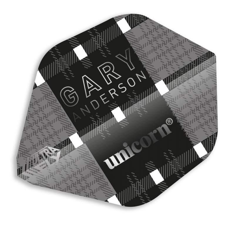Unicorn Ultra Fly Ghost Gary Anderson Flights Black No2 Standard