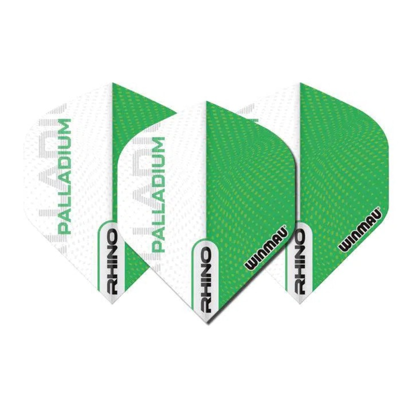 Winmau Rhino Palladium Extra Thick Standard Flights – Green/White