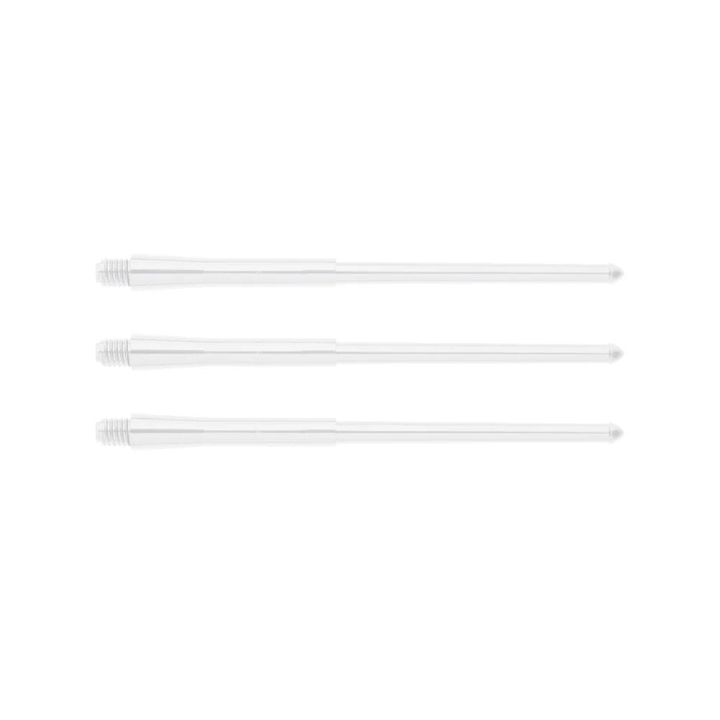 Winmau Stealth Molded Shafts Medium – White Polycarbonate 32mm when Flights are attached White