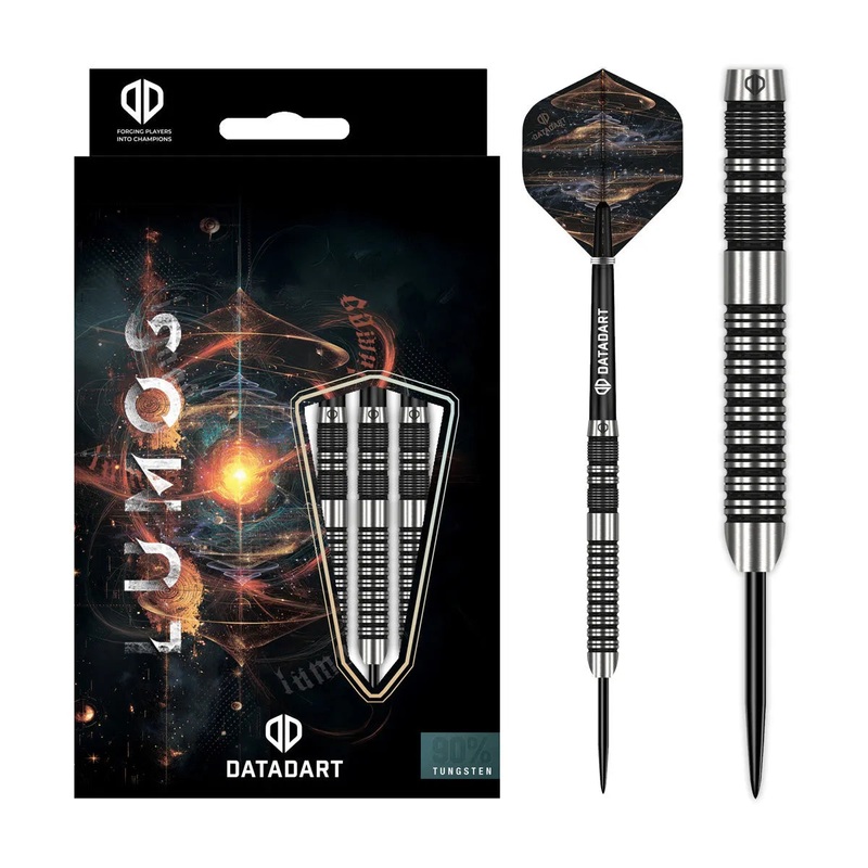 DataDart Lumos 90% Tungsten Steel Tip Darts 24 GRAM