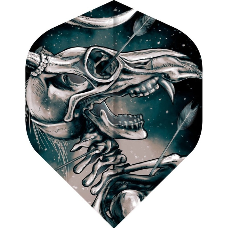 *Designa Horror Show Dart Flights – No2 – Std – Deer Skull