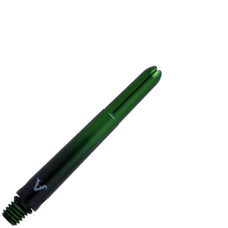 GLD Viperlock Aluminum Shade Dart Shafts – Inbetween Green & Black