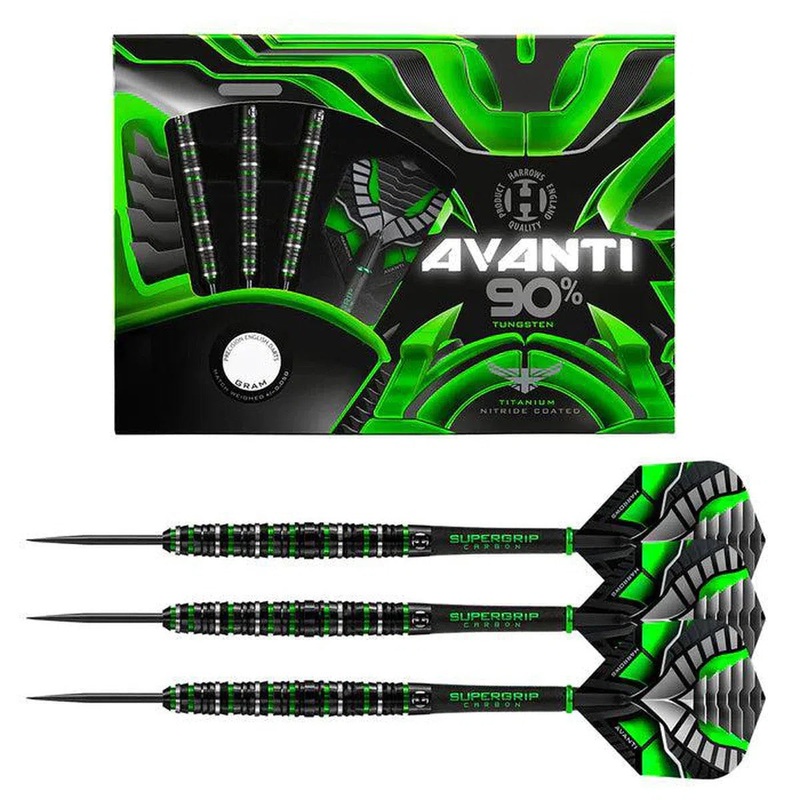 Harrows Avanti 90% Tungsten Steel Tip Darts 21 GRAM