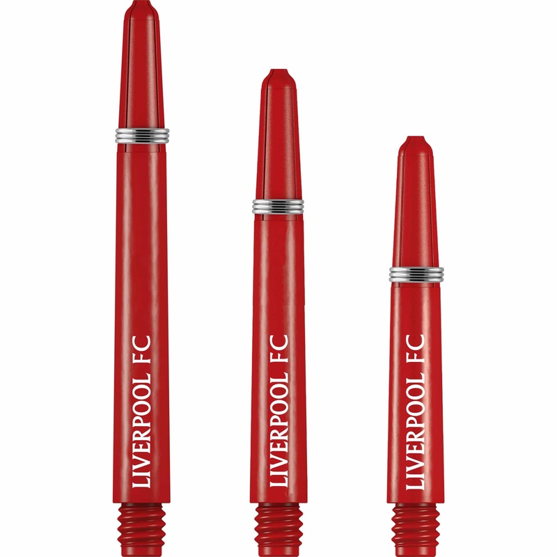 Liverpool FC Dart Shafts – Official Licensed – Dart Stems with Springs – LFC – Red Medium