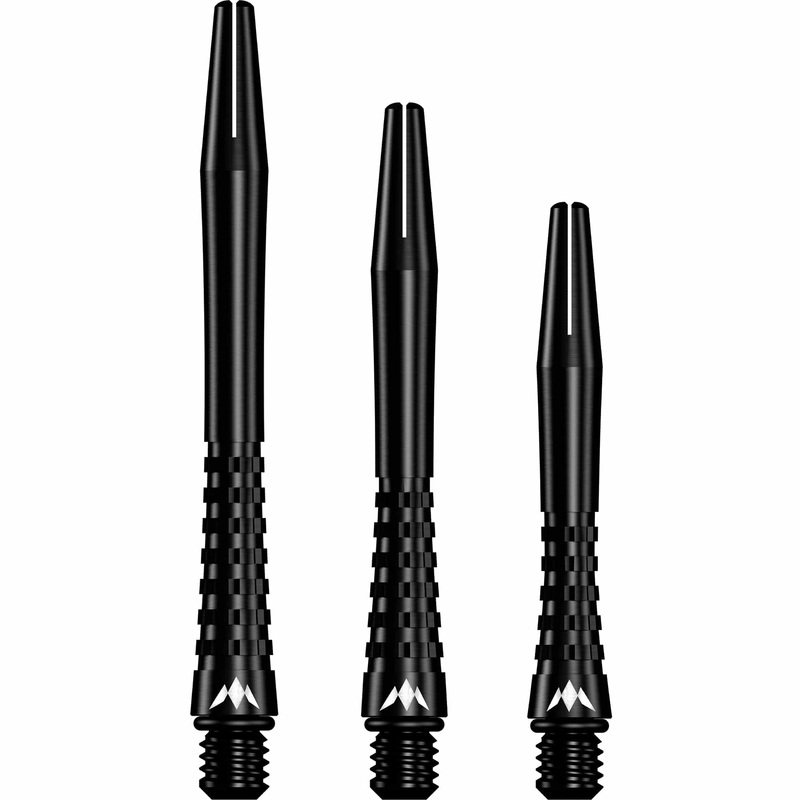 Mission Atom13 Aluminium Shafts – Anodised Metal Stems – Black Short