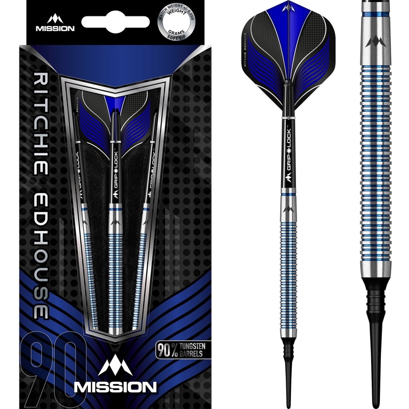 *Mission Ritchie Edhouse Darts – Soft Tip – Blue 21g