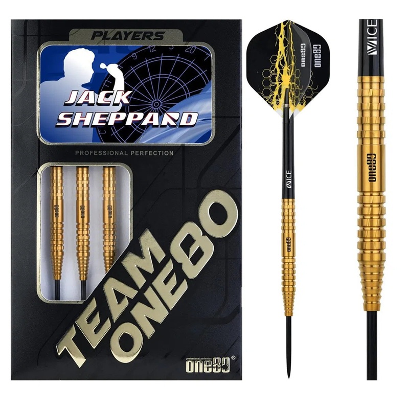 One80 Jack Sheppard 90% Tungsten Steel Tip Darts 21 GRAM