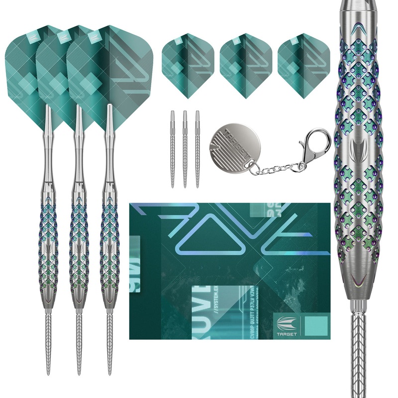 Rove 02 90% Tungsten SP Steel Tip Darts by Target 23 Gram