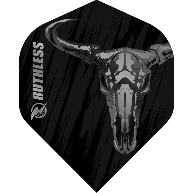 *Ruthless Dart Flights – 100 Micron – Std – No2 – Skull