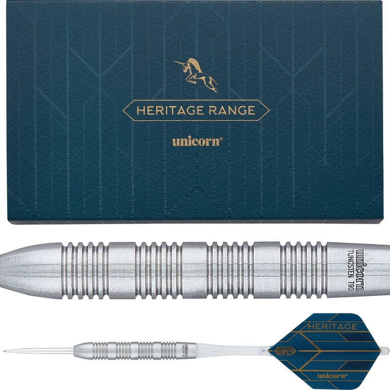 Unicorn – Heritage T90 1976 Darts – Steel Tip – 90% Tungsten – 25g