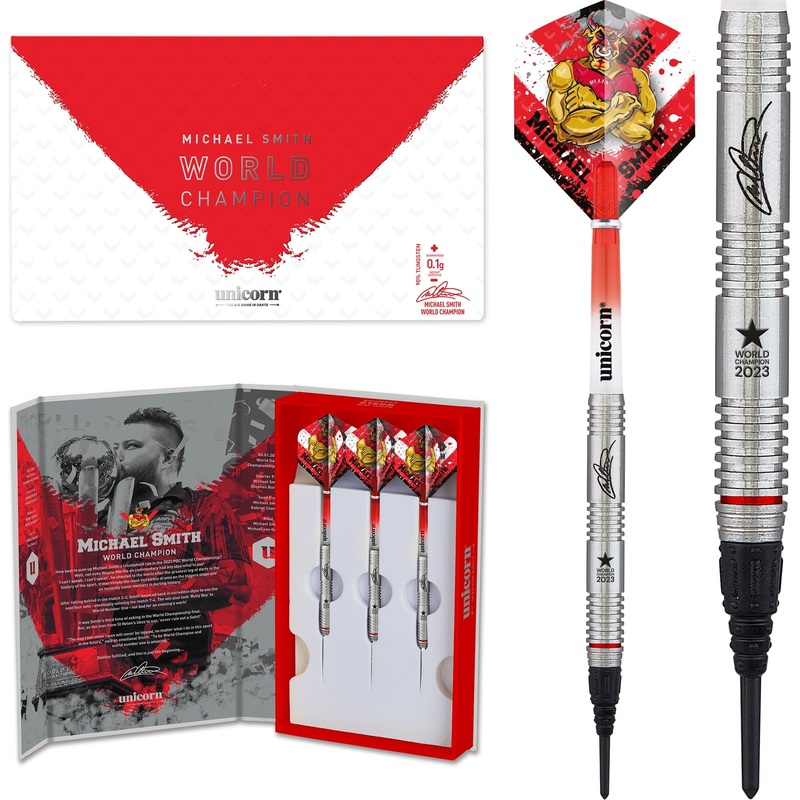 *Unicorn Michael Smith Darts – Soft Tip – Bully Boy – World Champion 19g