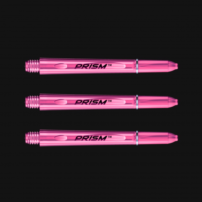 Winmau Prism 1.0 Medium Pink Polycarbonate Medium (46mm in length excluding thread) Pink