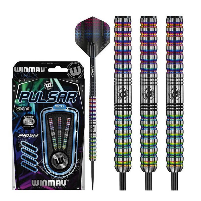 Winmau Pulsar 90% Tungsten Steel Tip Darts 22 GRAM