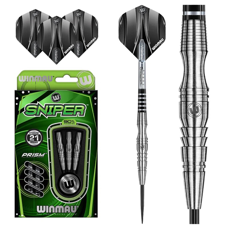 Winmau Sniper Style 3 90% Tungsten Steel Tip Darts 21 GRAM