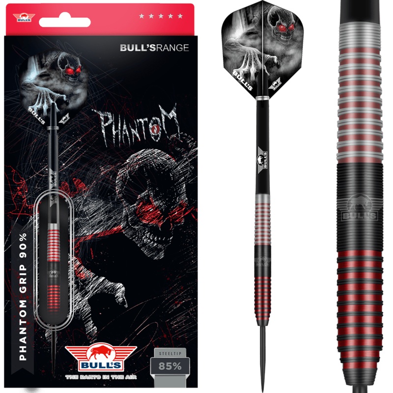Bull’s NL Phantom Grip 90% Tungsten 22 gram Soft Tip Dart Set