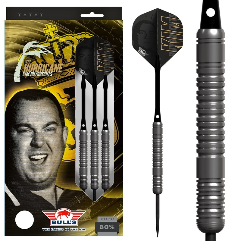 Bulls Kim Huybrechts Darts – Steel Tip – 80% Tungsten 23g