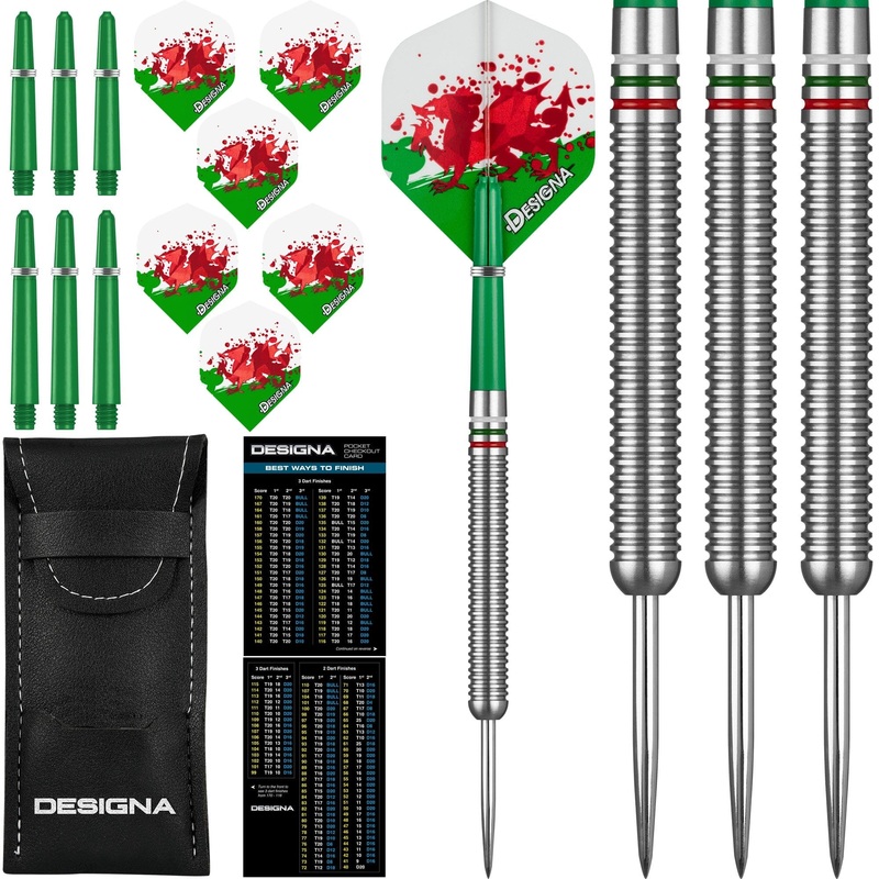 Designa Patriot-X Darts – Steel Tip – Wales 22g