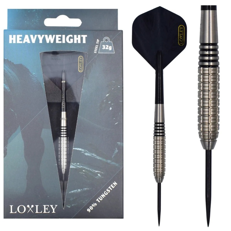 Loxley Heavyweight 90% Tungsten Steel Tip Darts 32 GRAM
