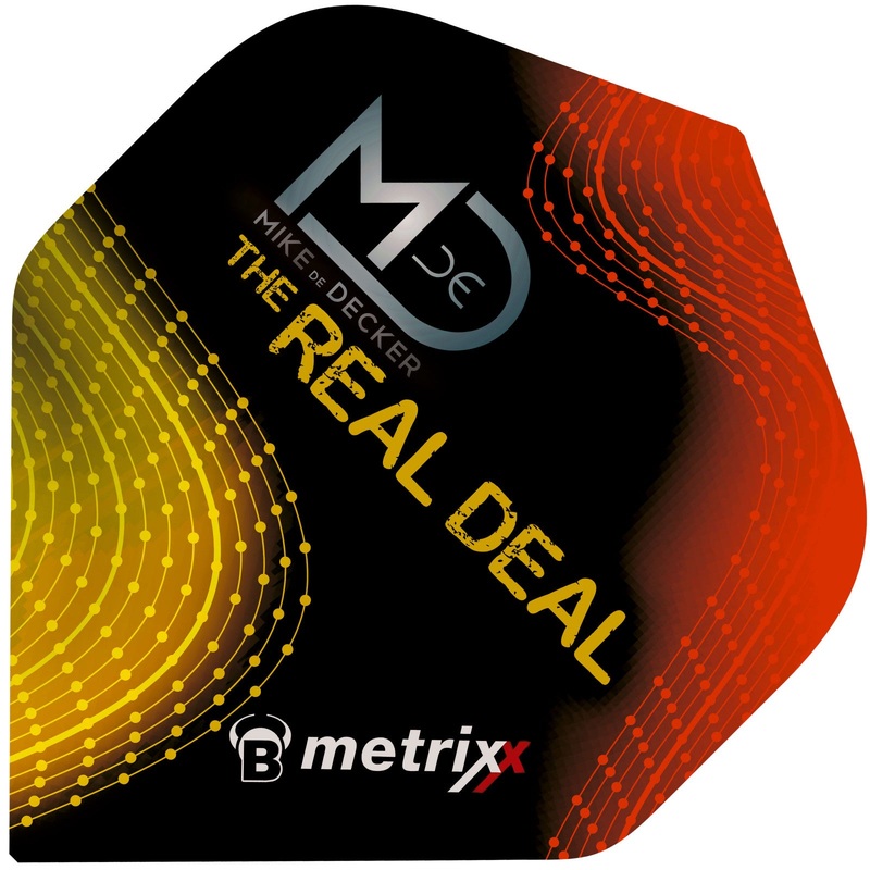 Mike de Decker Metrixx 150 Micron Darts Flights by Bulls