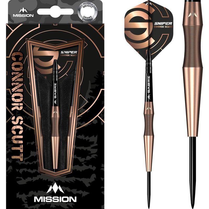 Mission Connor Scutt V2 – Steel Tip – 90% – Bronze PVD – Sniper 22g