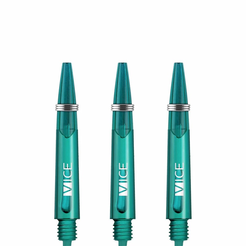 One80 Proplast Vice Dart Shafts – Jade – Short Polycarbonate Short (35mm in length excluding thread) Jade