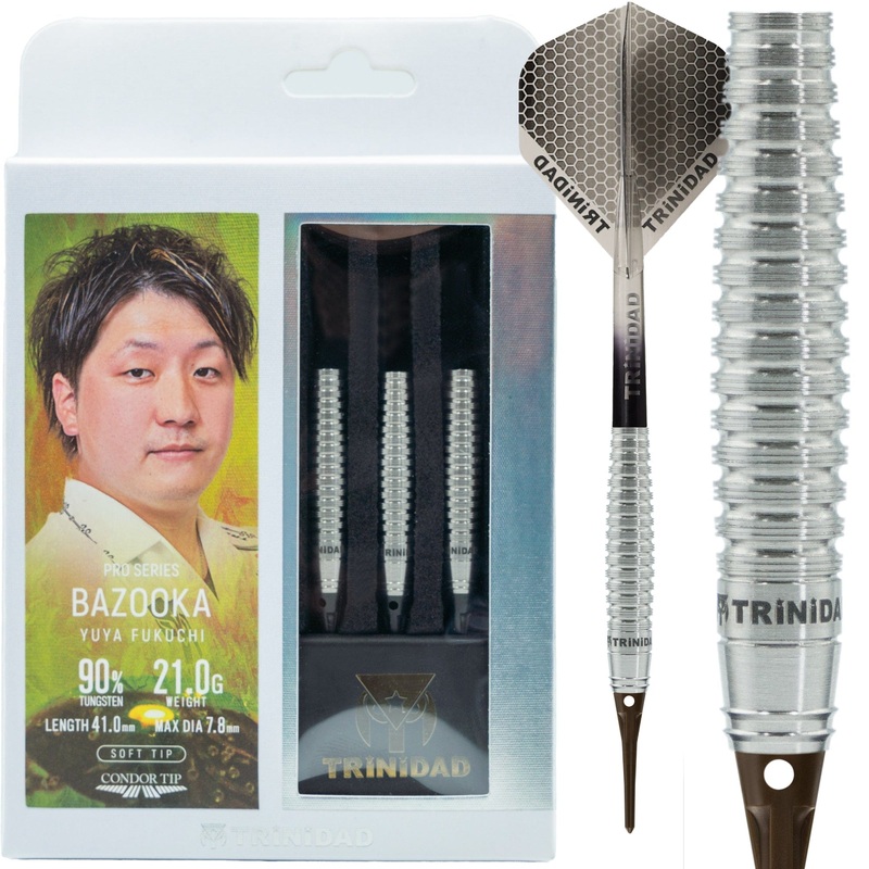 Trinidad Pro Darts – Soft Tip – 90% Tungsten – Bazooka – 21g