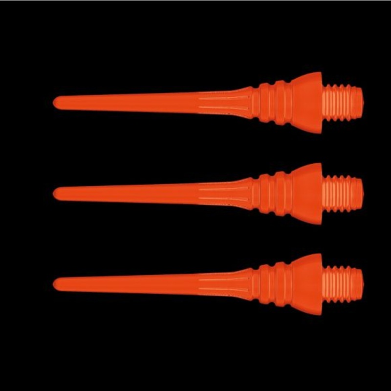Winmau Triton Softip Points – Neon Orange – Pack of 50