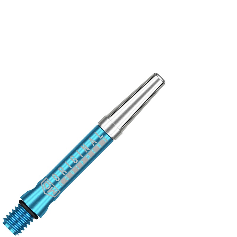 Dart World Top Spin V2 Dart Shafts – Short Blue