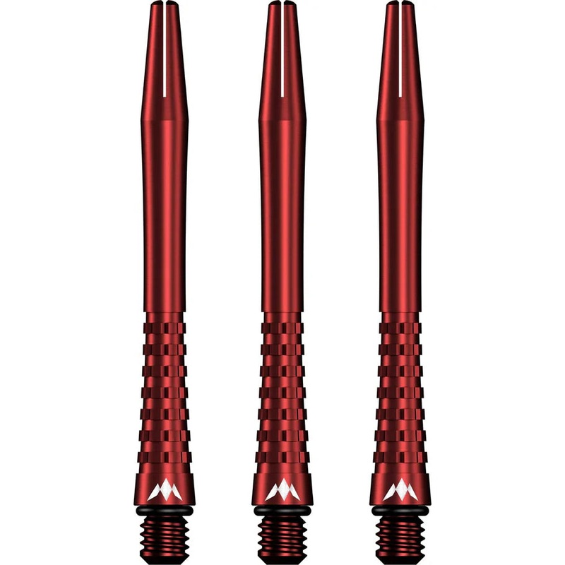 Mission Atom13 Aluminum Shafts – Anodized Metal Stems  – Red – Medium Red Medium (47mm in length excluding thread) Aluminum